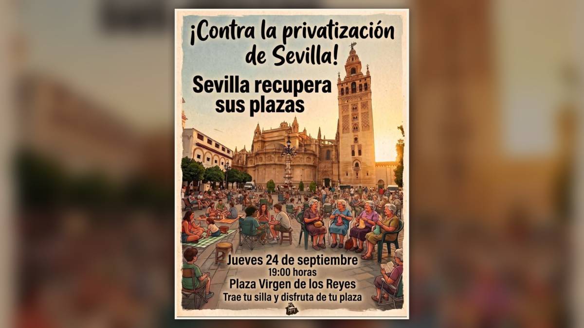 Una convocatoria ciudadana reivindica en Sevilla la plaza Virgen de los Reyes tras la gala de Escaparate: 