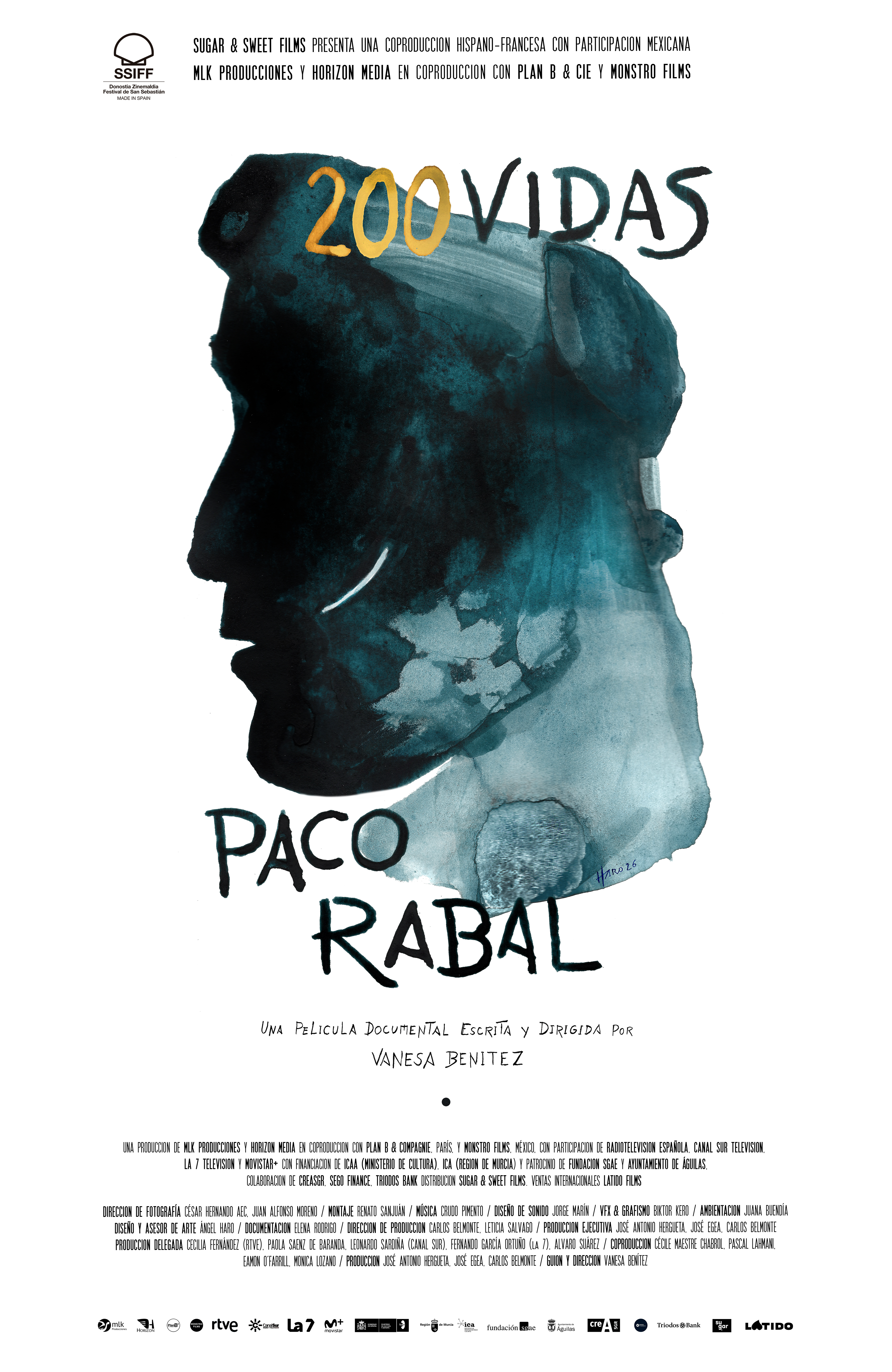Cartel del documental sobre la carrera de Paco Rabal. - Cartel del documental sobre la carrera de Paco Rabal.