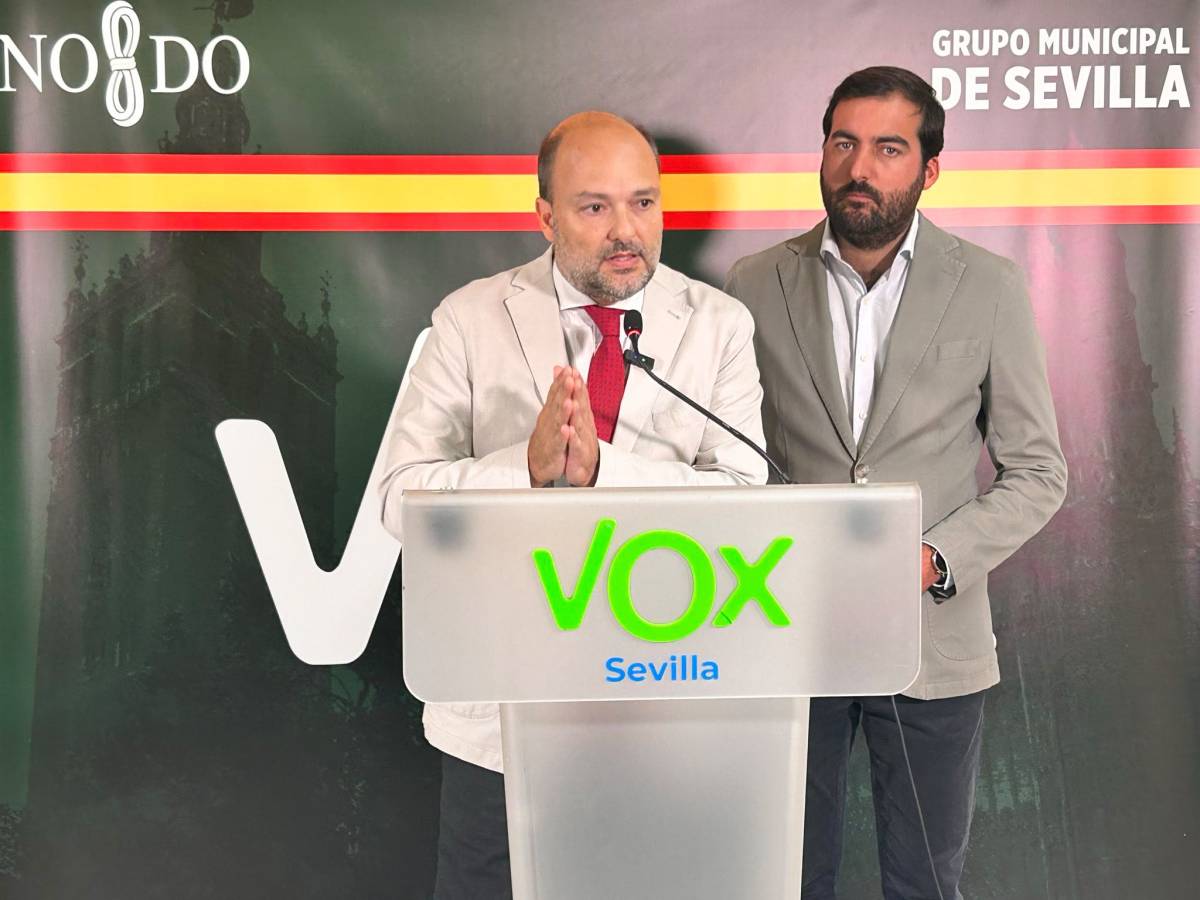 Vox sigue tensando la cuerda en Sevilla y señala directamente al alcalde: "José Luis Sanz no tiene ilusión por transformar la ciudad"