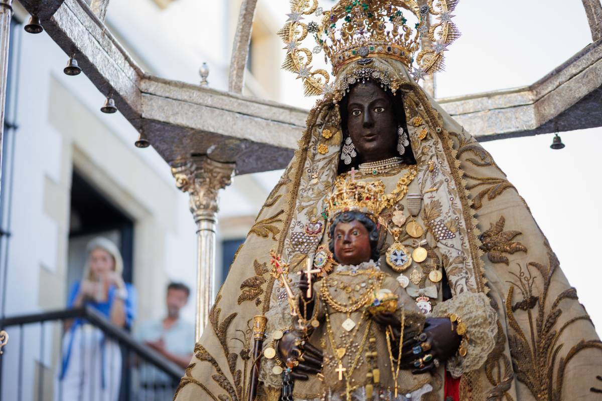 La Virgen de la Merced por las calles de Jerez 