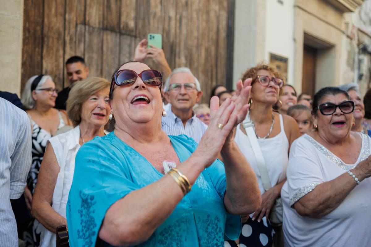 La Virgen de la Merced por las calles de Jerez 