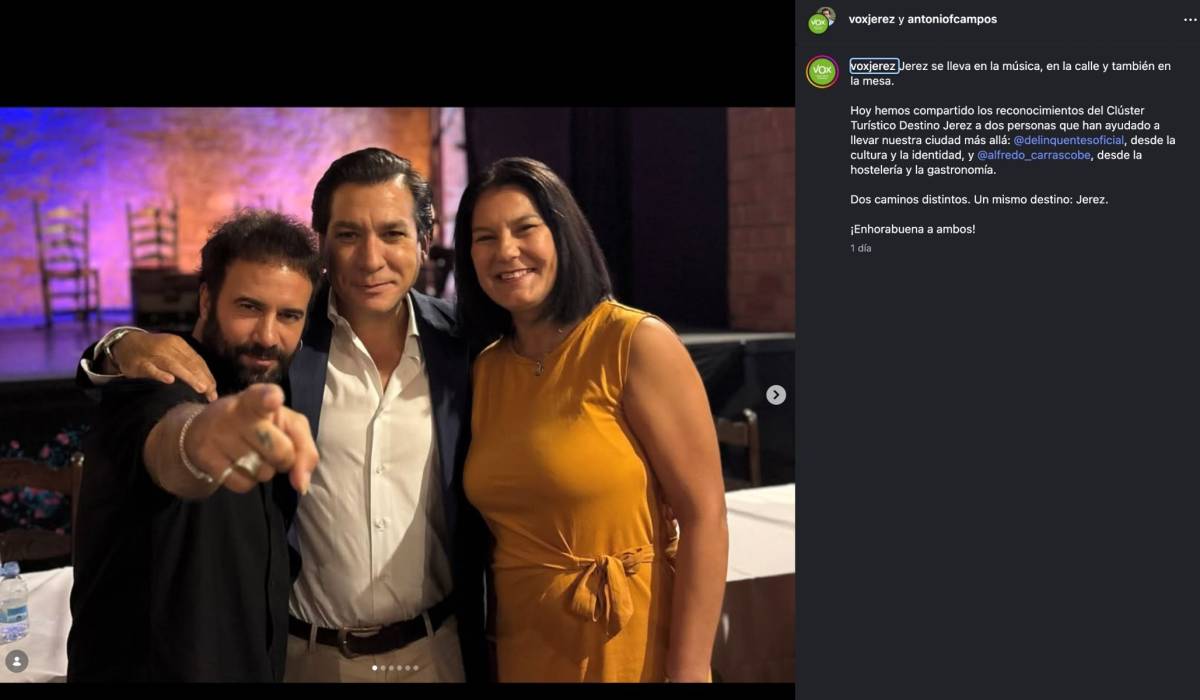 El Canijo emite un comunicado tras una imagen con dirigentes de Vox y pide al partido que elimine la publicación