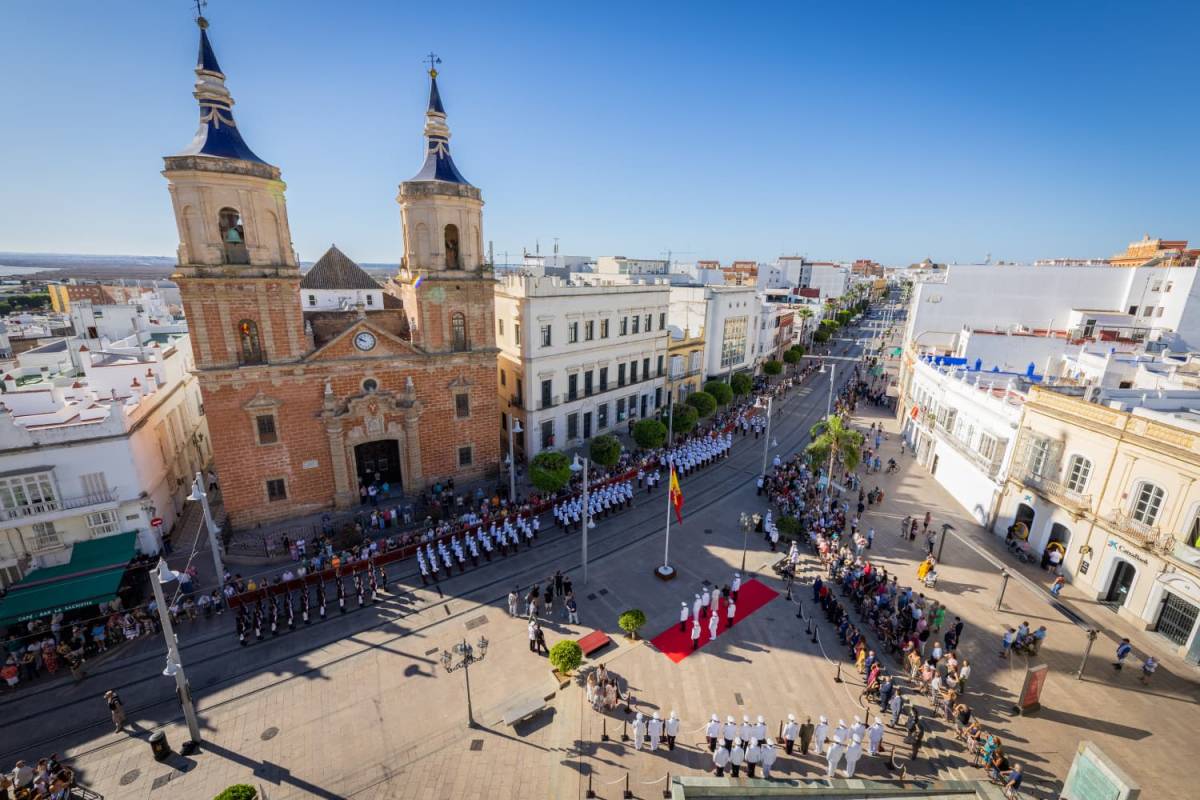 Vista del evento desde el aire. - Vista del evento desde el aire.