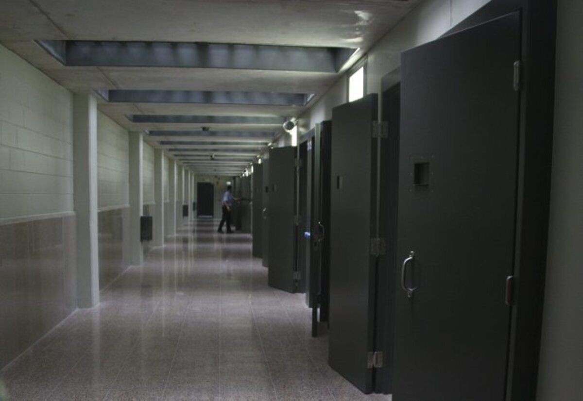 Interior de la prisión de Figueres. - 