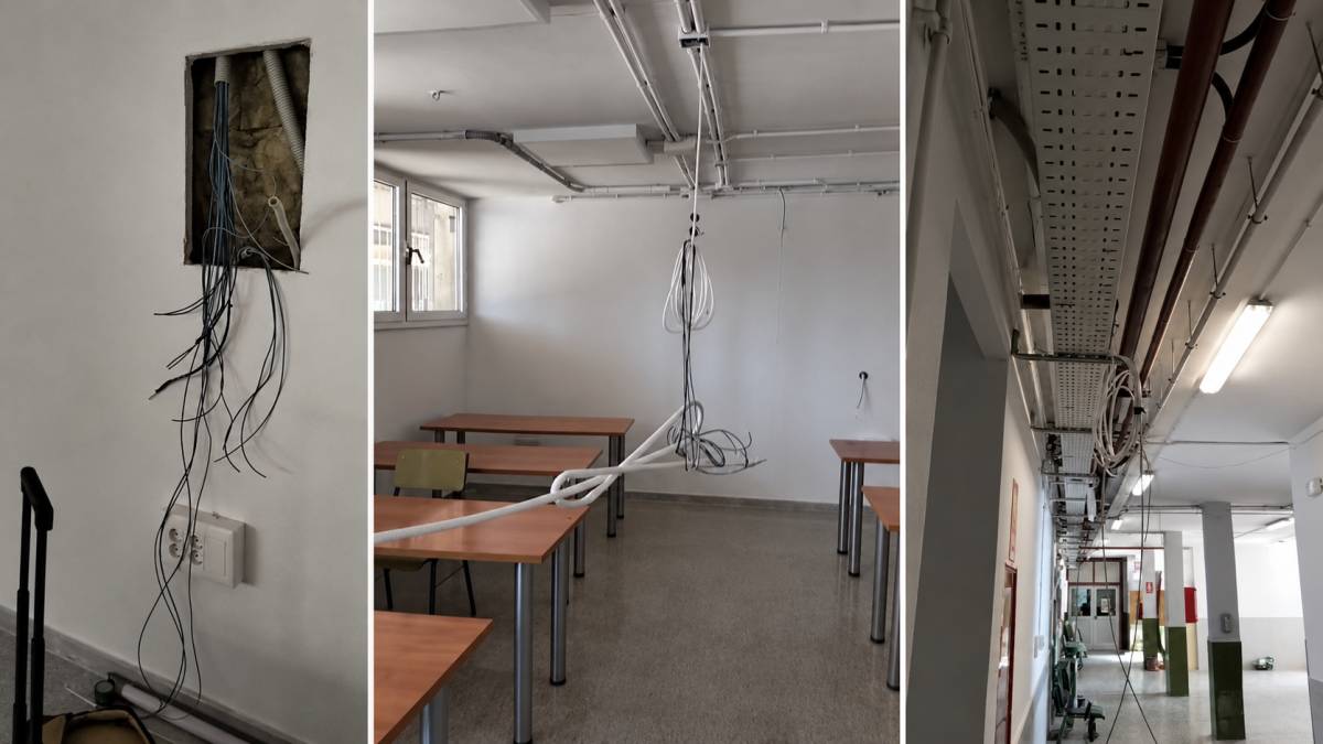 Un instituto de Camas organiza un cuarto de la limpieza para poder dar clases en el inicio del curso: 