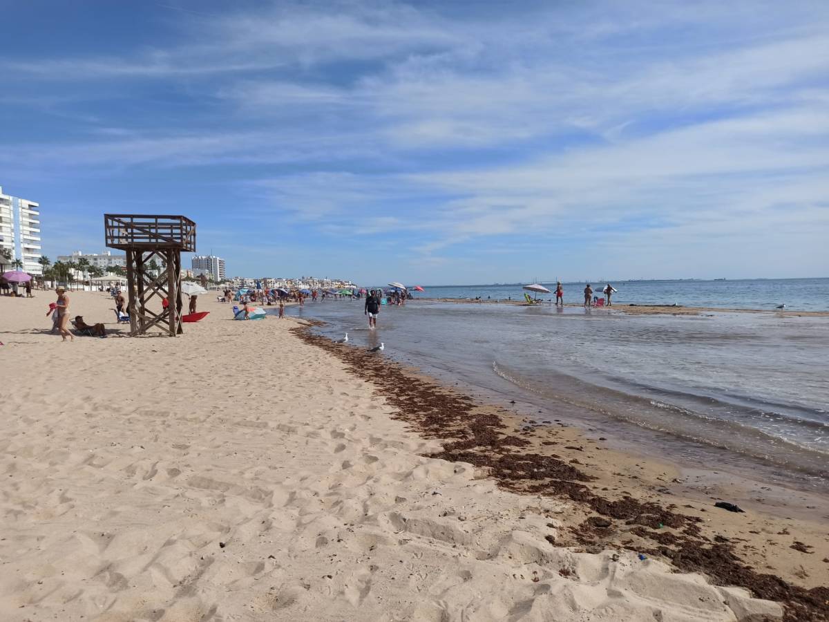 El agua llega a las torretas prácticamente. - El agua llega a las torretas prácticamente.