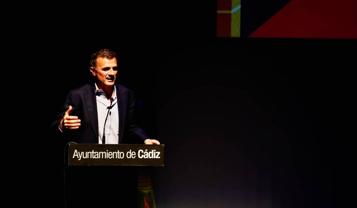 El alcalde, Bruno García, durante la presentación - El alcalde, Bruno García, durante la presentación