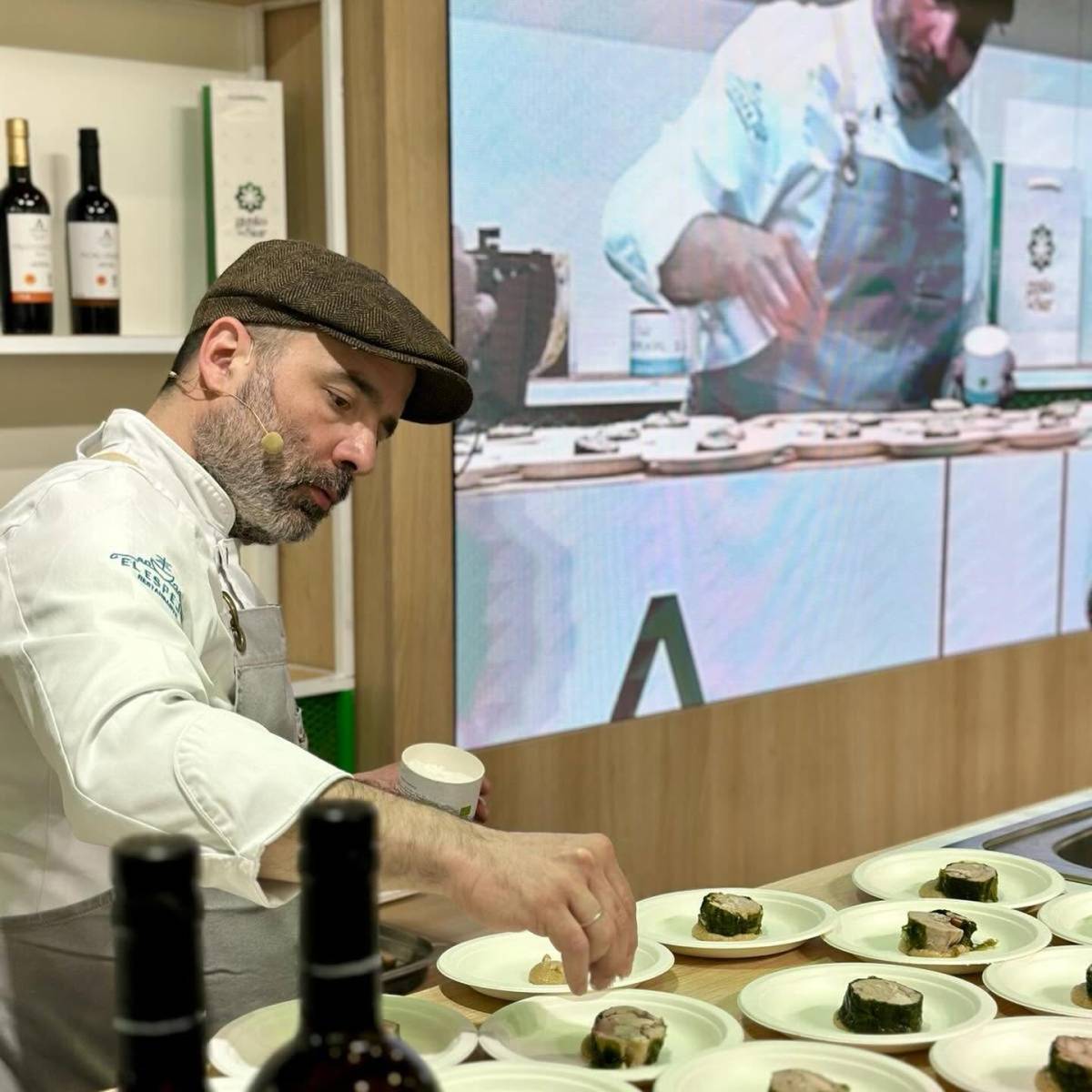 Fernández Tallafigo, en un showcooking.