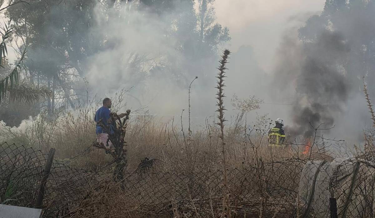 El incendio en la entrada a Jerez, junto a la Venta Esteban, contado desde dentro: 
