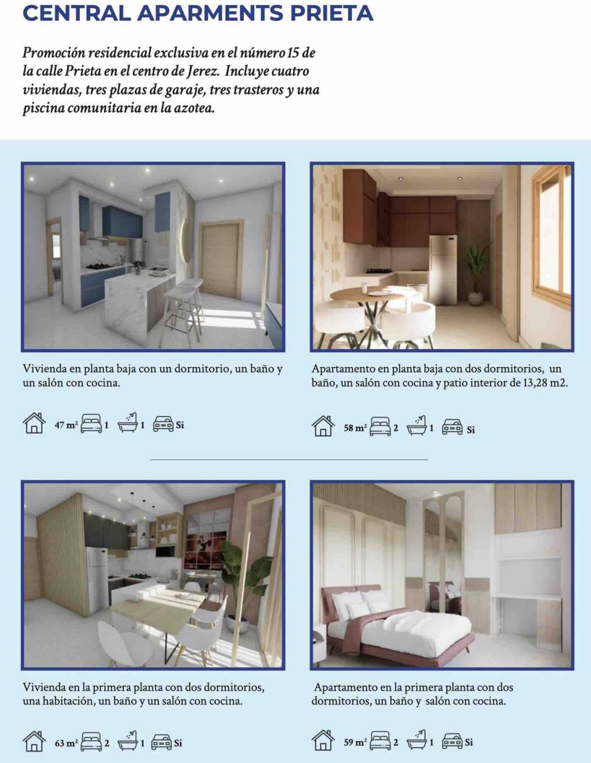 Detalle de la promoción en venta en calle Prieta. - Detalle de la promoción en venta en calle Prieta.