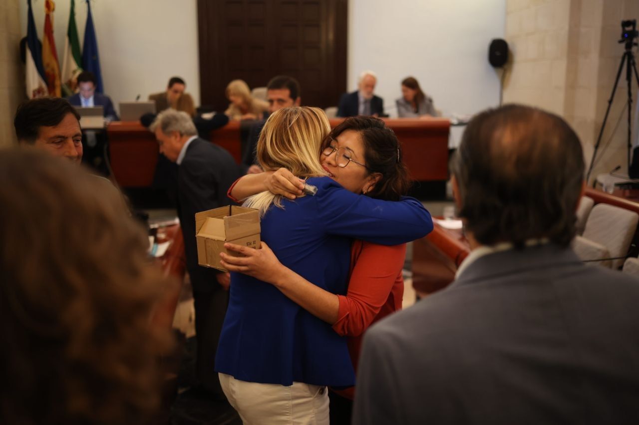 Despedida de Ana Hérica Ramos del pleno de Jerez: 