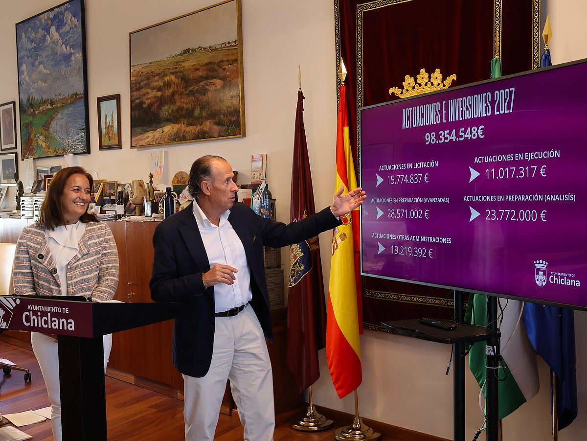 Chiclana prepara casi 100 millones en inversiones para 2027 y su alcalde carga contra Diputación y Junta: 