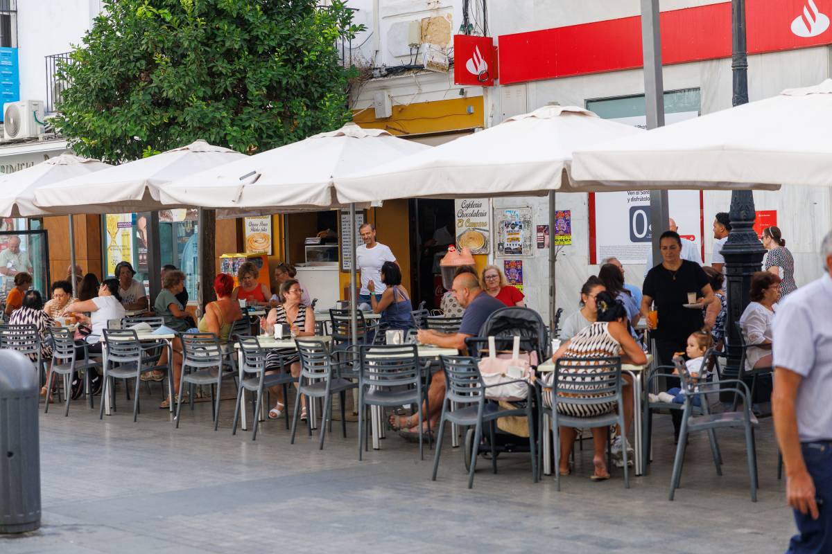 Comercio , plaza , Sanlúcar de Barrameda 