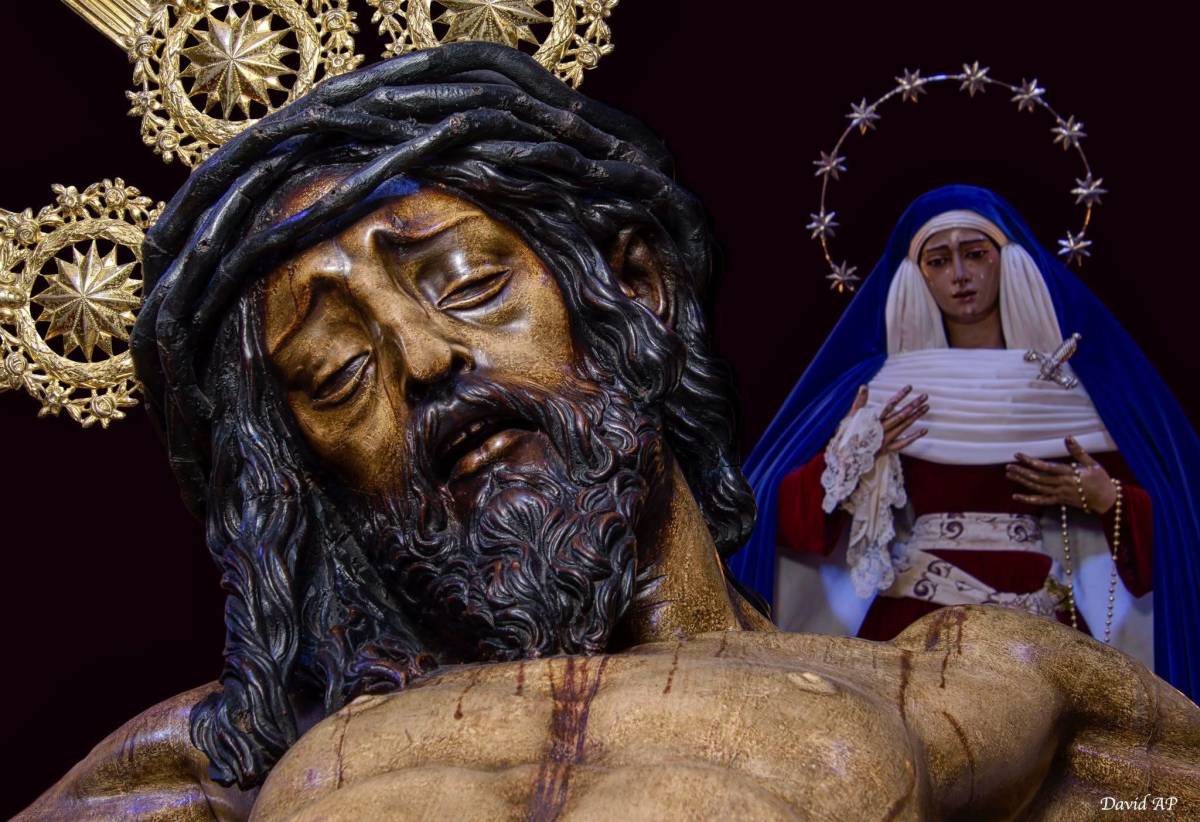 Avances en la restauración del Cristo del Amor de Sevilla  cuando se cumplen más de tres meses de su retirada del culto