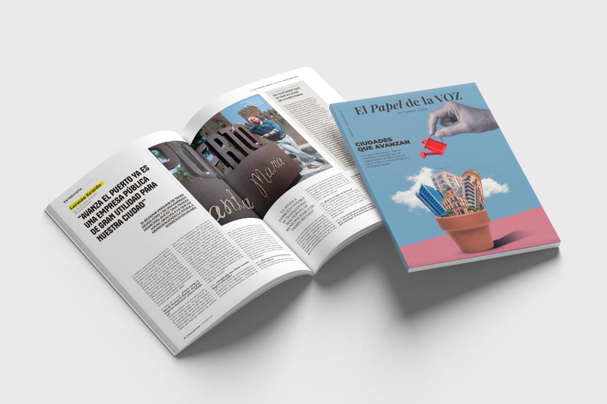 Una de las entrevistas del último número de El Papel de La Voz. - Una de las entrevistas del último número de El Papel de La Voz.