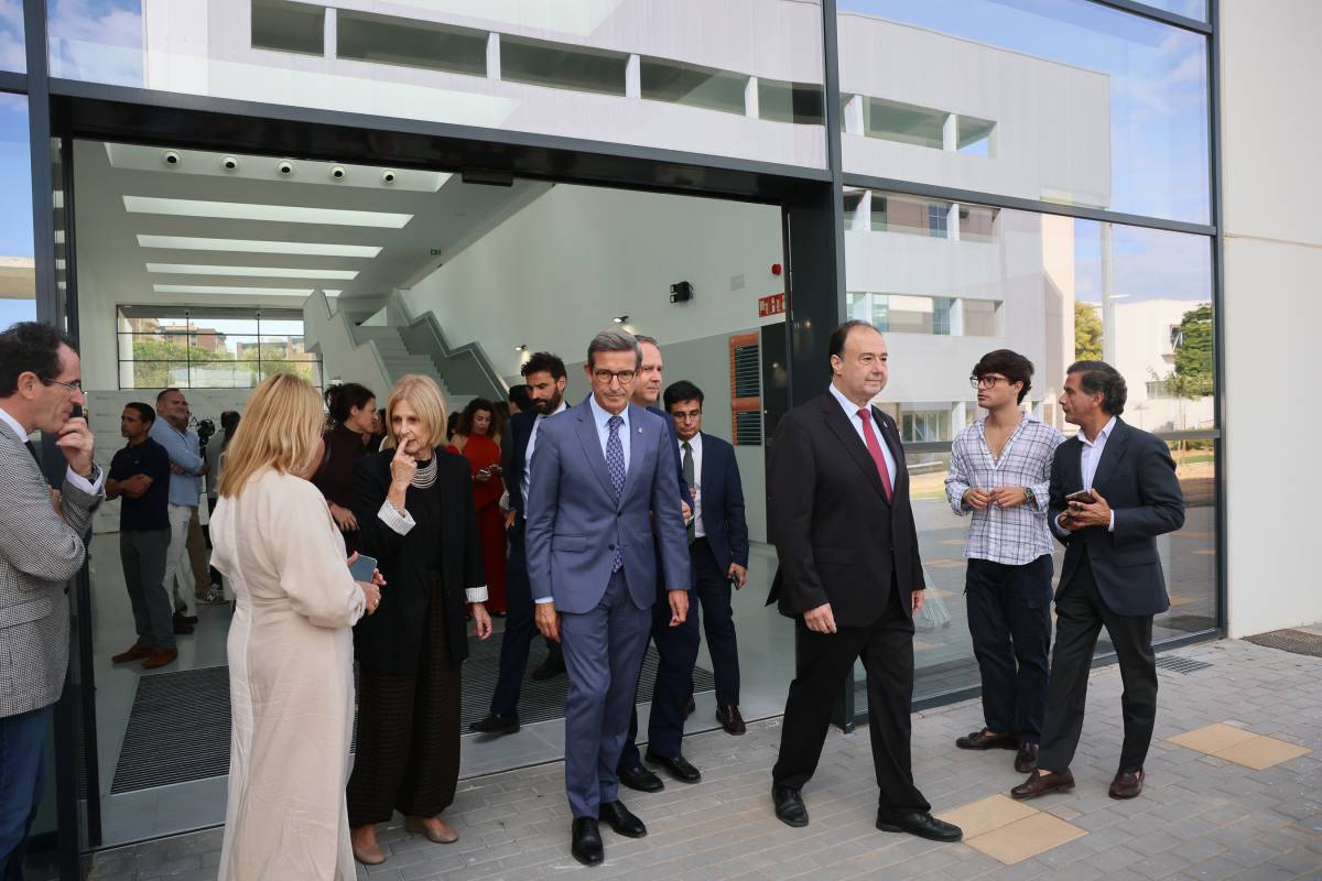 Inauguración del aulario Carmelo García Barroso en el Campus de Jerez de la Universidad de Cádiz.
