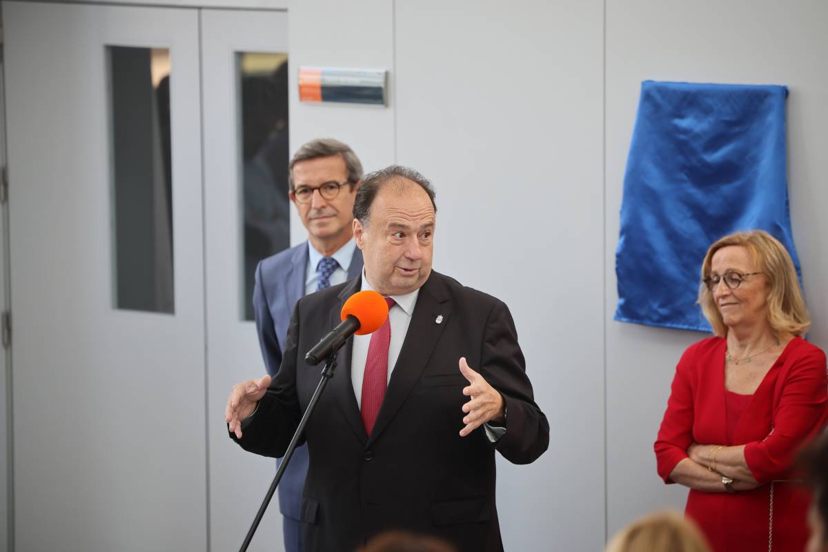 Inauguración del aulario Carmelo García Barroso en el Campus de Jerez de la Universidad de Cádiz.