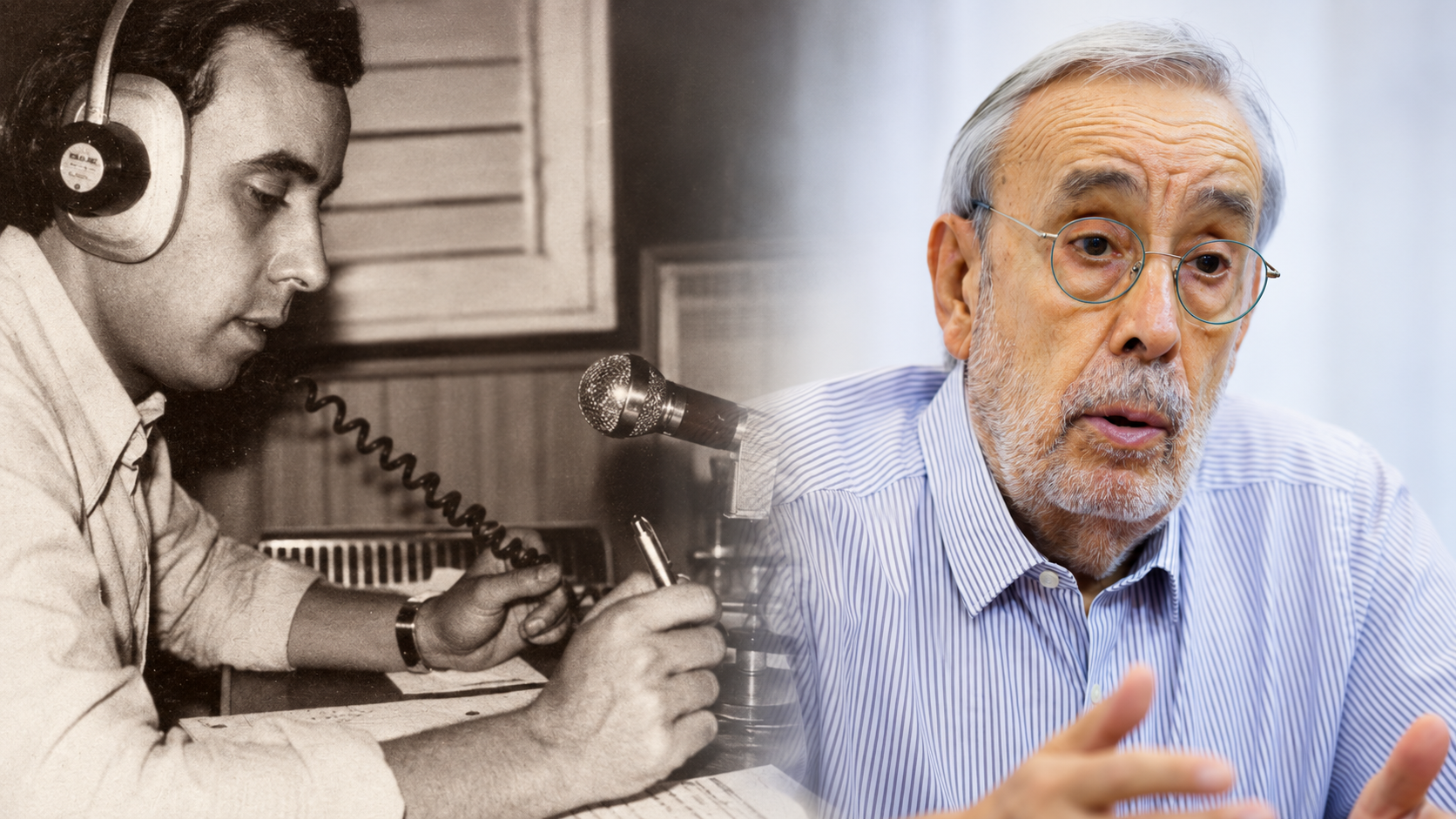 Rafael Plaza, voz y memoria de la radio.
