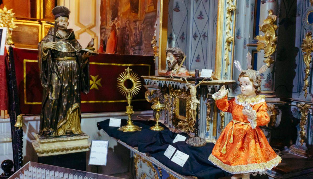 La exposición 'Porta Coeli' muestra una parte del tesoro artísitico del convent ode Santa Rita