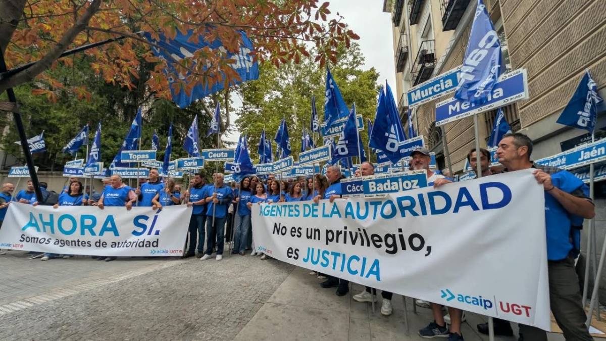 Una protesta de Acaip.
