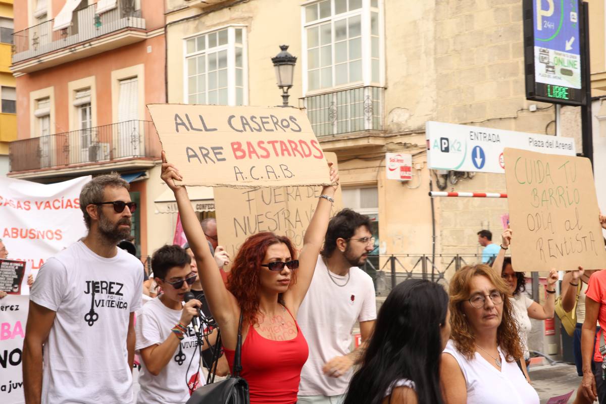 Concentración Jerez por la vivienda 