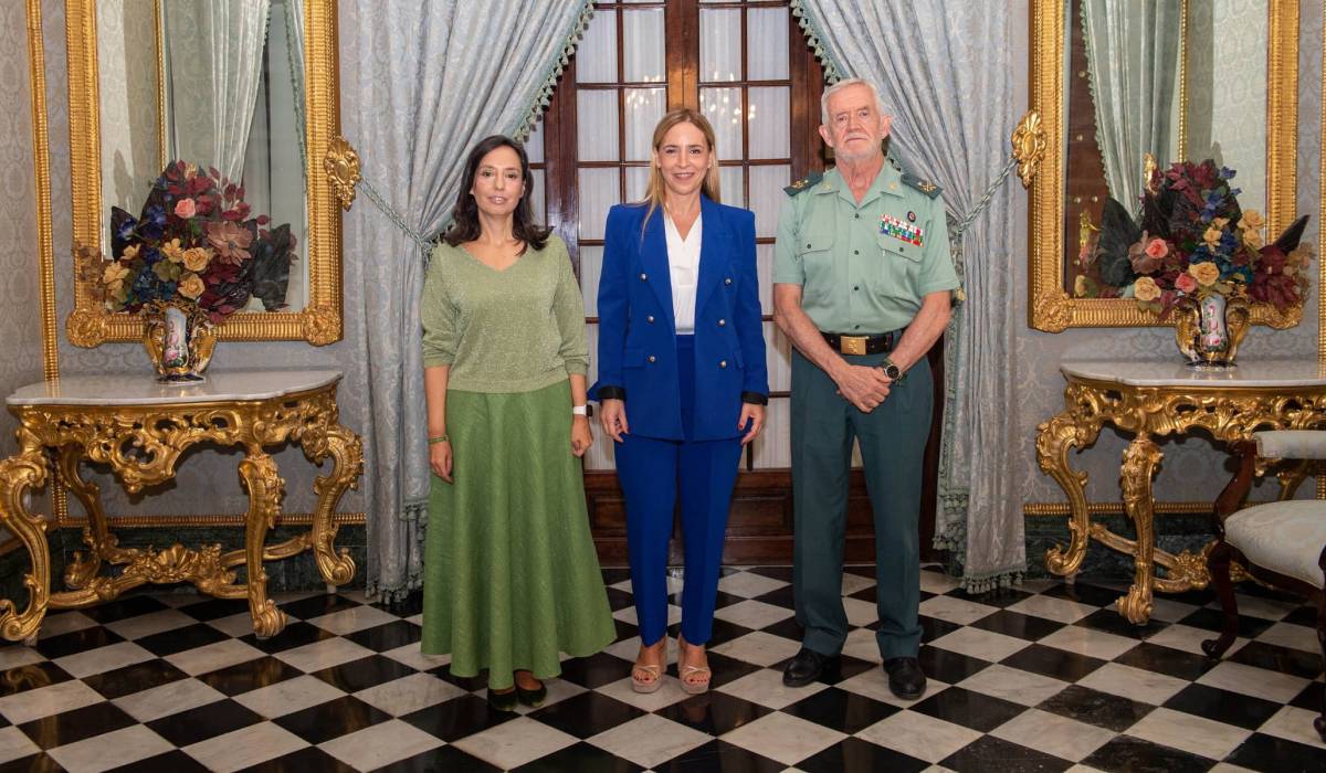 La cúpula de la Guardia Civil se reúne en el Palacio Provincial de Cádiz - La cúpula de la Guardia Civil se reúne en el Palacio Provincial de Cádiz
