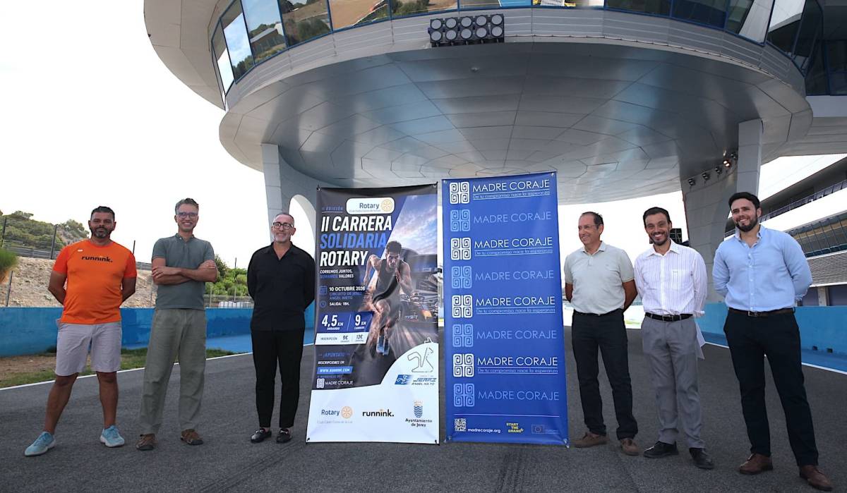 El Circuito de Jerez-Ángel Nieto, a pie y por Madre Coraje: vuelve la Carrera Rotary Club