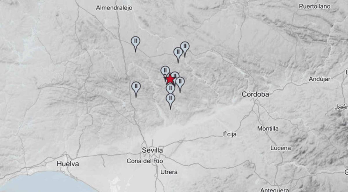 Así ha sido el terremoto registrado de madrugada en Sevilla que se ha sentido en varios municipios