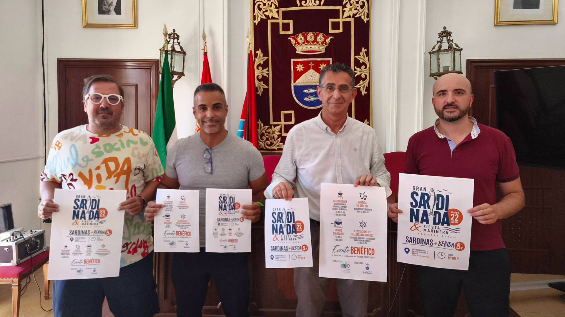 Barbate acogerá la Gran Sardinada & Fiesta Marinera 2026