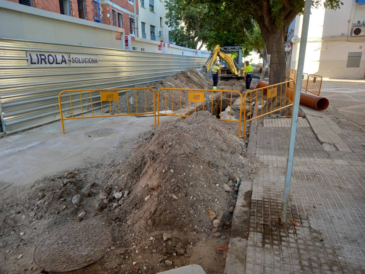 Aguas de Cádiz termina las obras para mejorar la evacuación de aguas pluviales en el Cerro del Moro