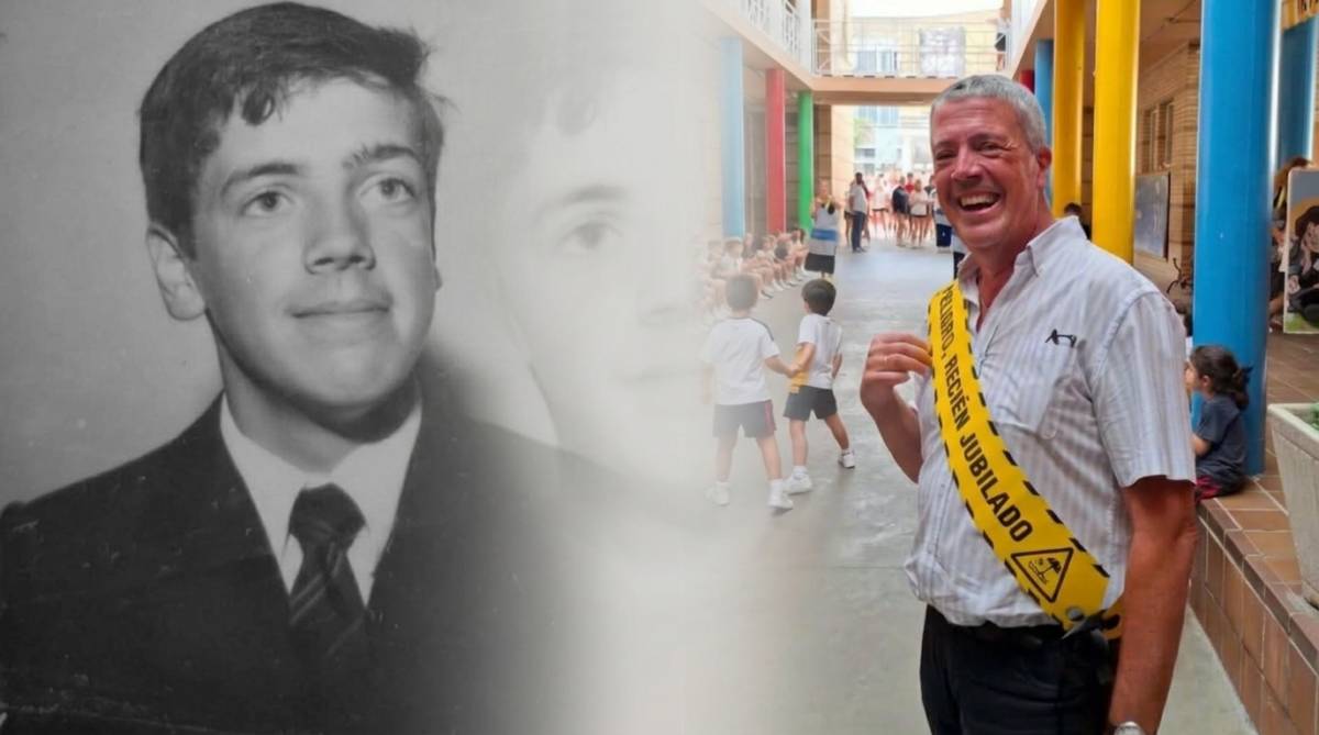 Entró siendo un niño y se marcha tras 40 años como docente: la emocionante despedida a un profesor en un colegio de Jerez