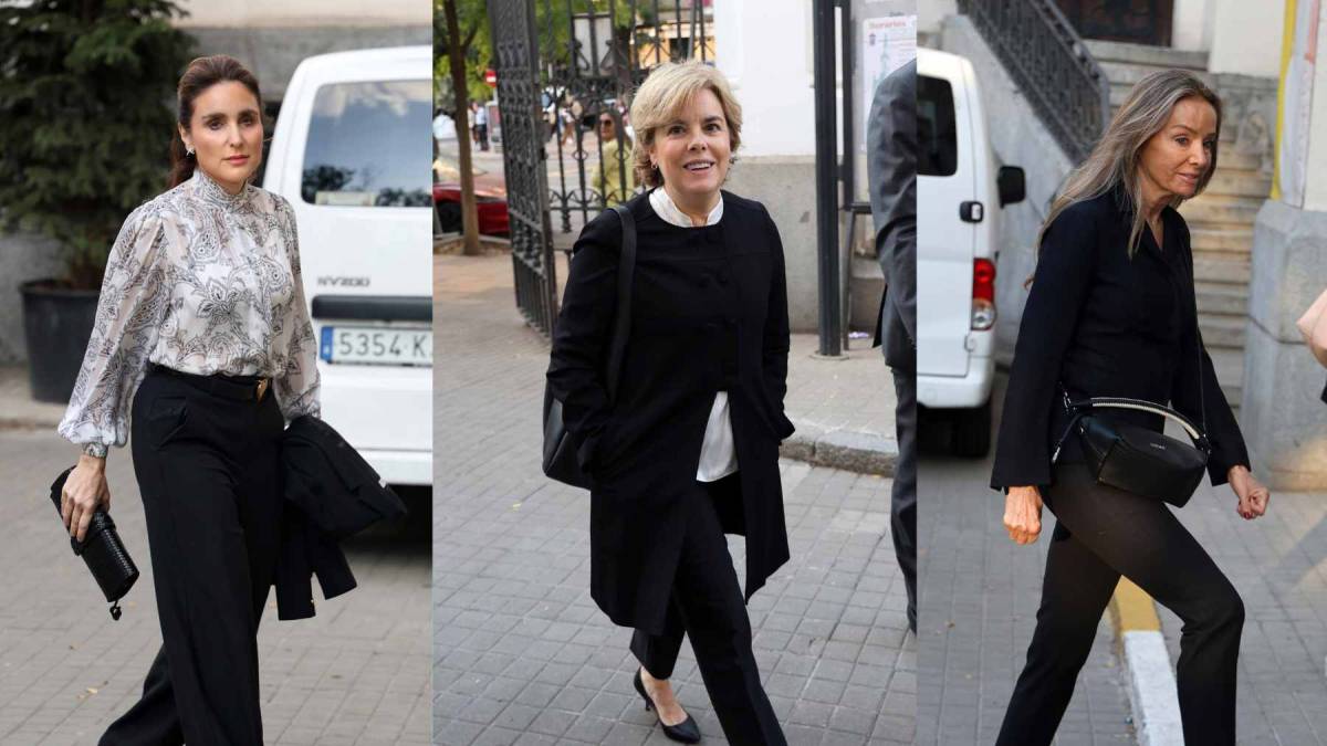 Sáenz de Santamaría, Pastor y Miriam de Ungría despiden a 'Vevita' Conde de Oya, viuda del embajador Antonio José Fournier