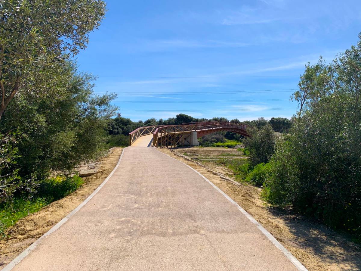 Nuevo carril bici en San Roque, que quiere duplicar los kilómetros de vía. - Nuevo carril bici en San Roque, que quiere duplicar los kilómetros de vía.