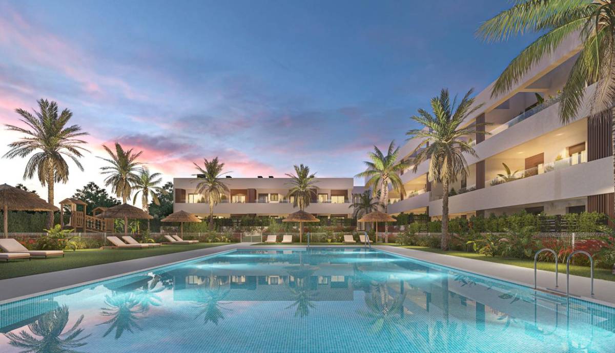Así es Pozoalbero Plaza, una promoción con piscina, zona de picnic y parque infantil en la zona Norte de Jerez