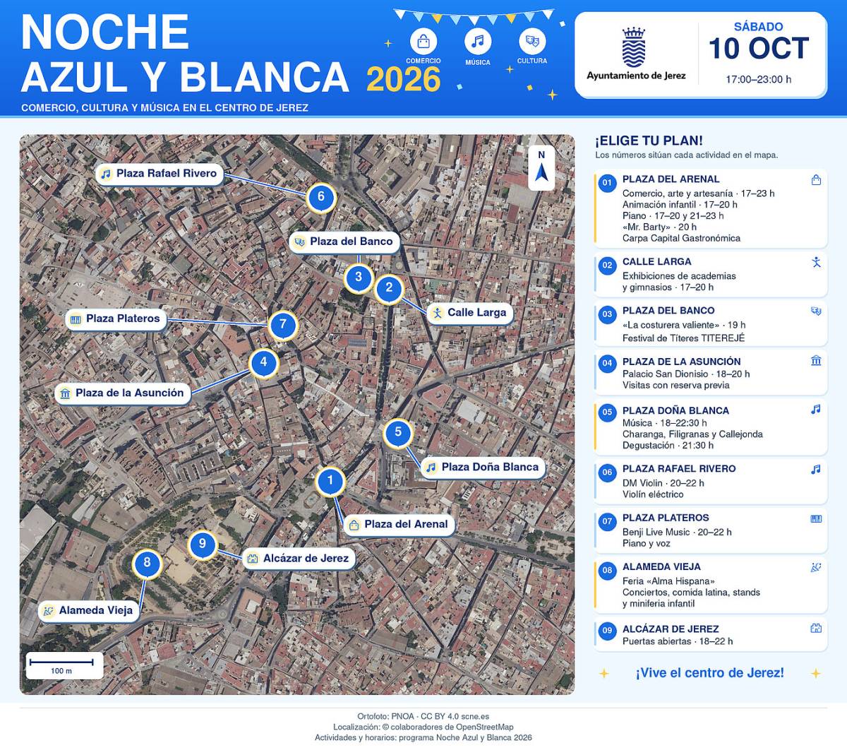 El plano del evento. - El plano del evento.