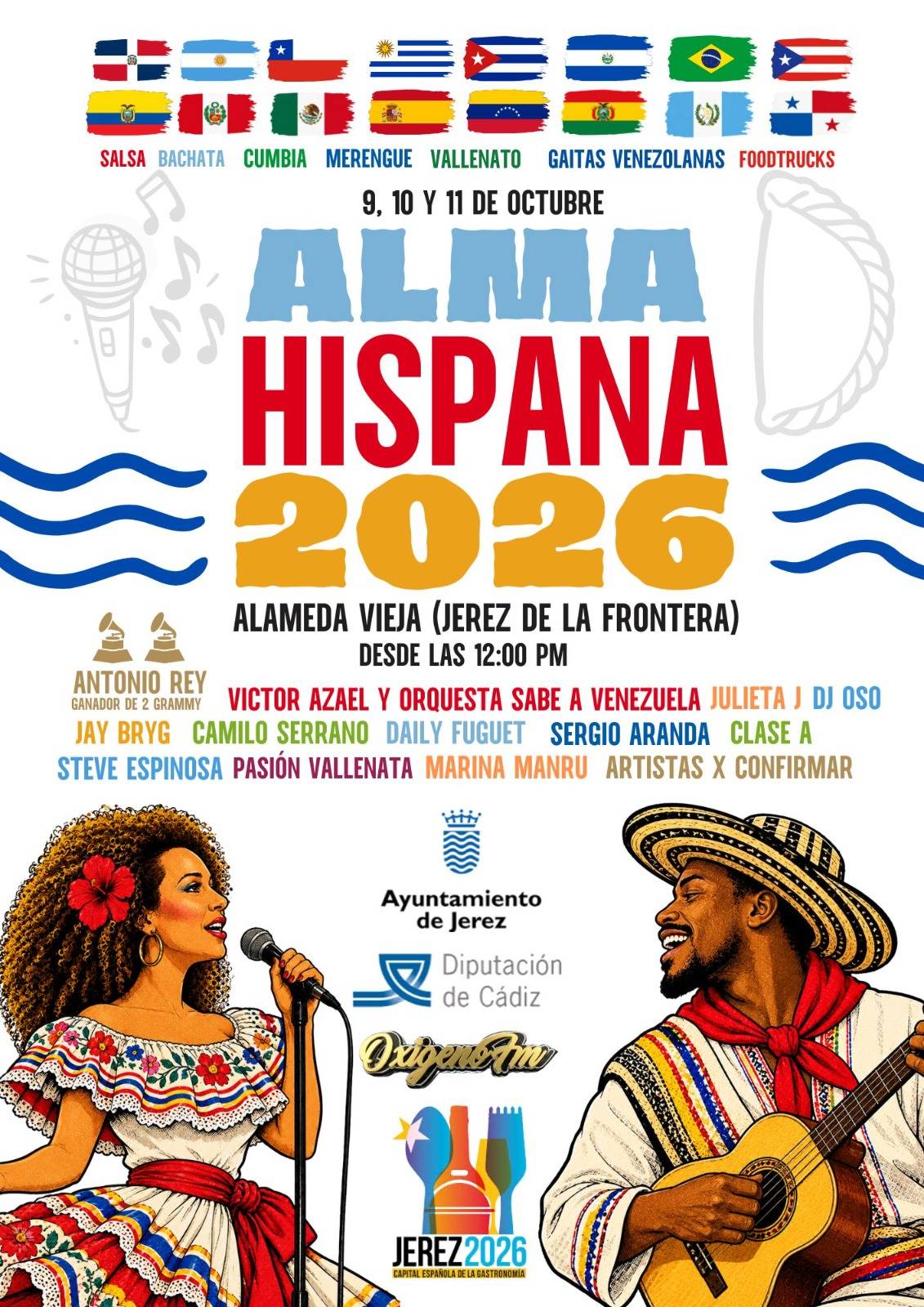 El cartel del Alma Hispana.