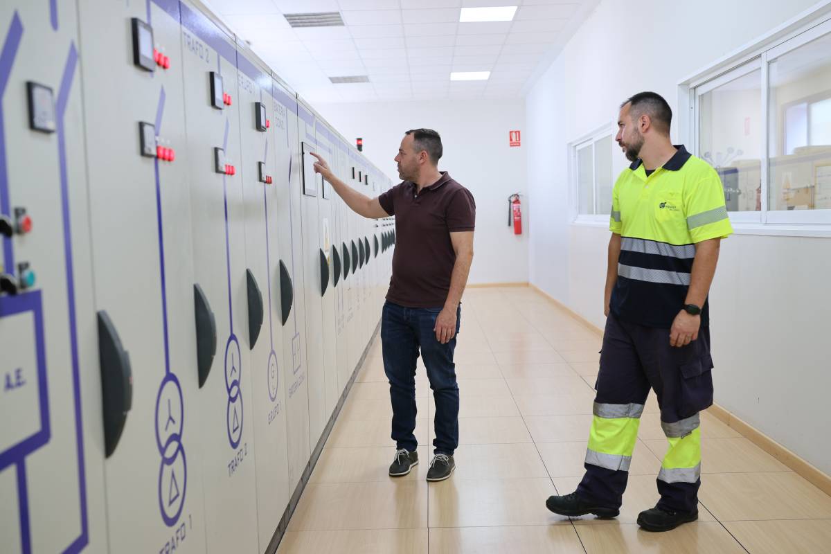 Aguas de Cádiz, estacion de bombeo de agua residuales 