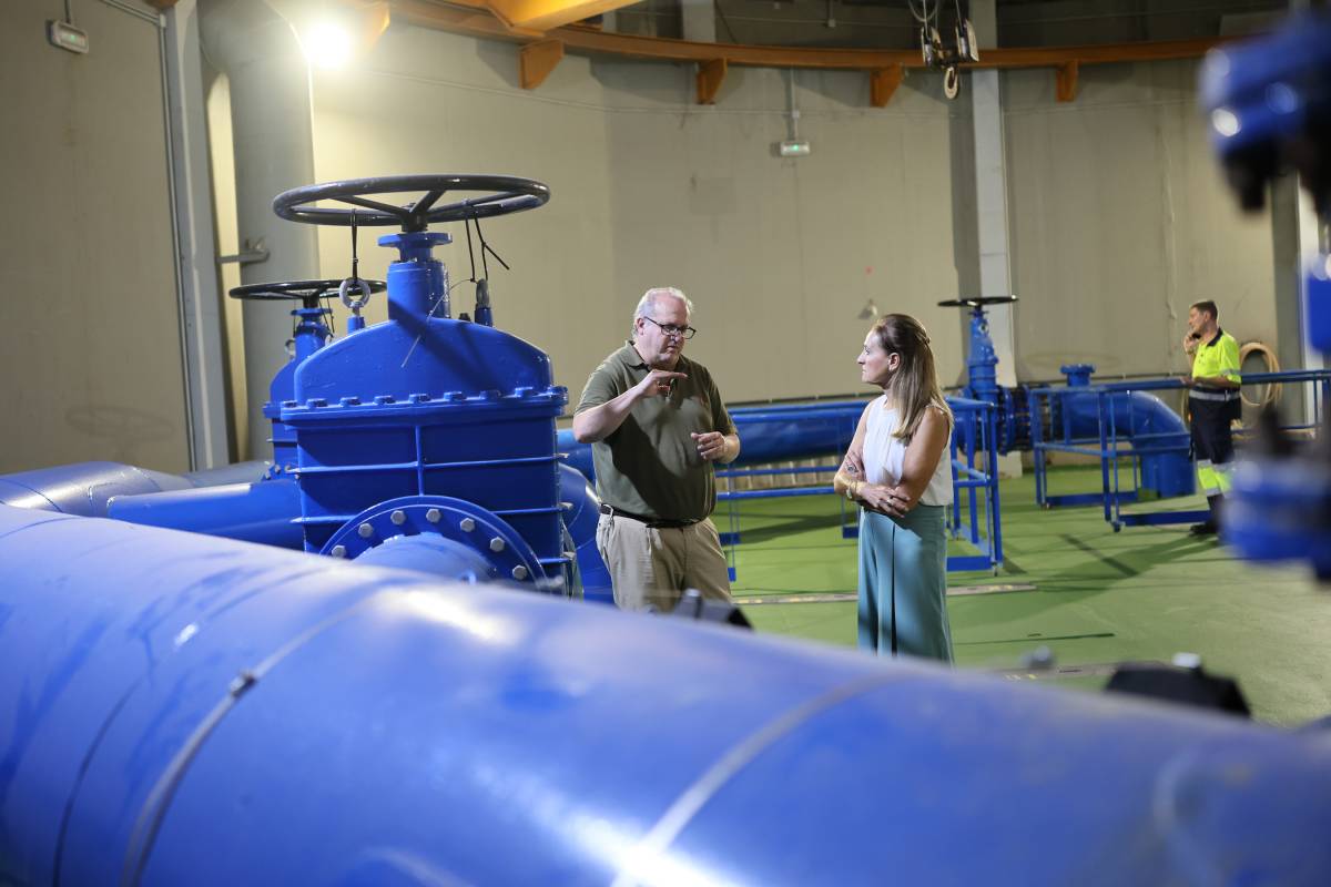 Aguas de Cádiz, estacion de bombeo de agua residuales 