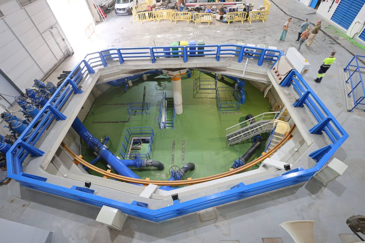 Aguas de Cádiz, estacion de bombeo de agua residuales 