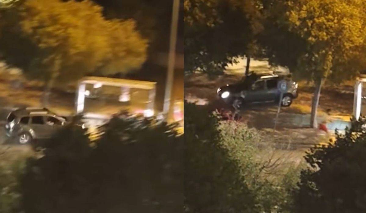 Contramano, dando trompos y sobre la acera: un conductor intenta atropellar a dos personas en Sevilla