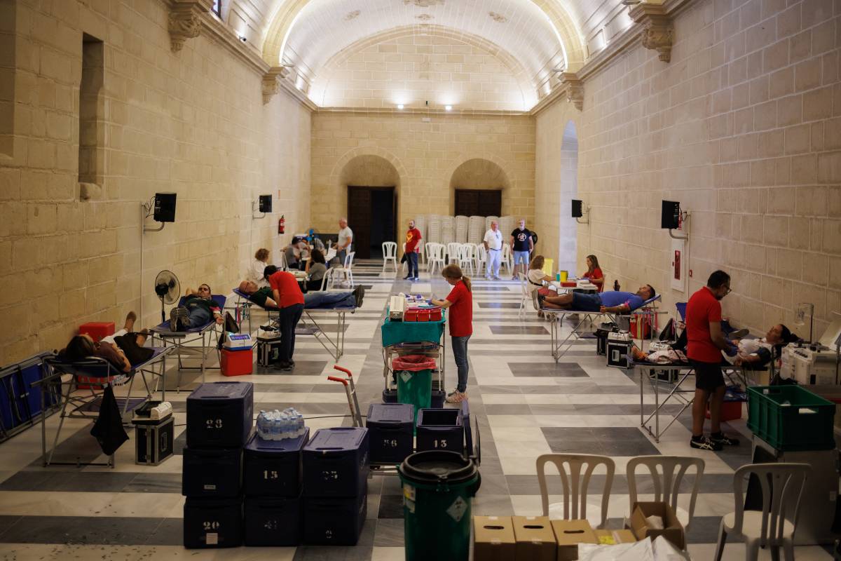 Jerez reparte vida y generosidad: así ha sido la donación especial de sangre en los Claustros de Santo Domingo