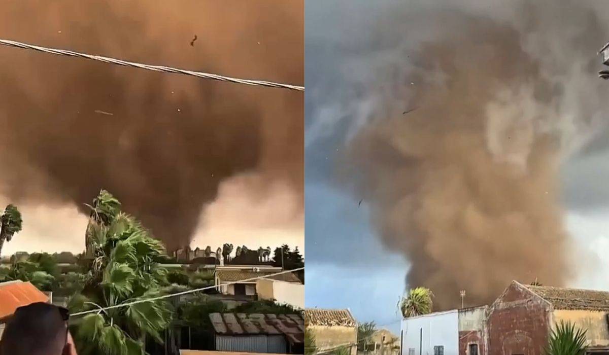Un tornado golpea el oeste de Sicilia: varios heridos, escuelas dañadas y vehículos volcados