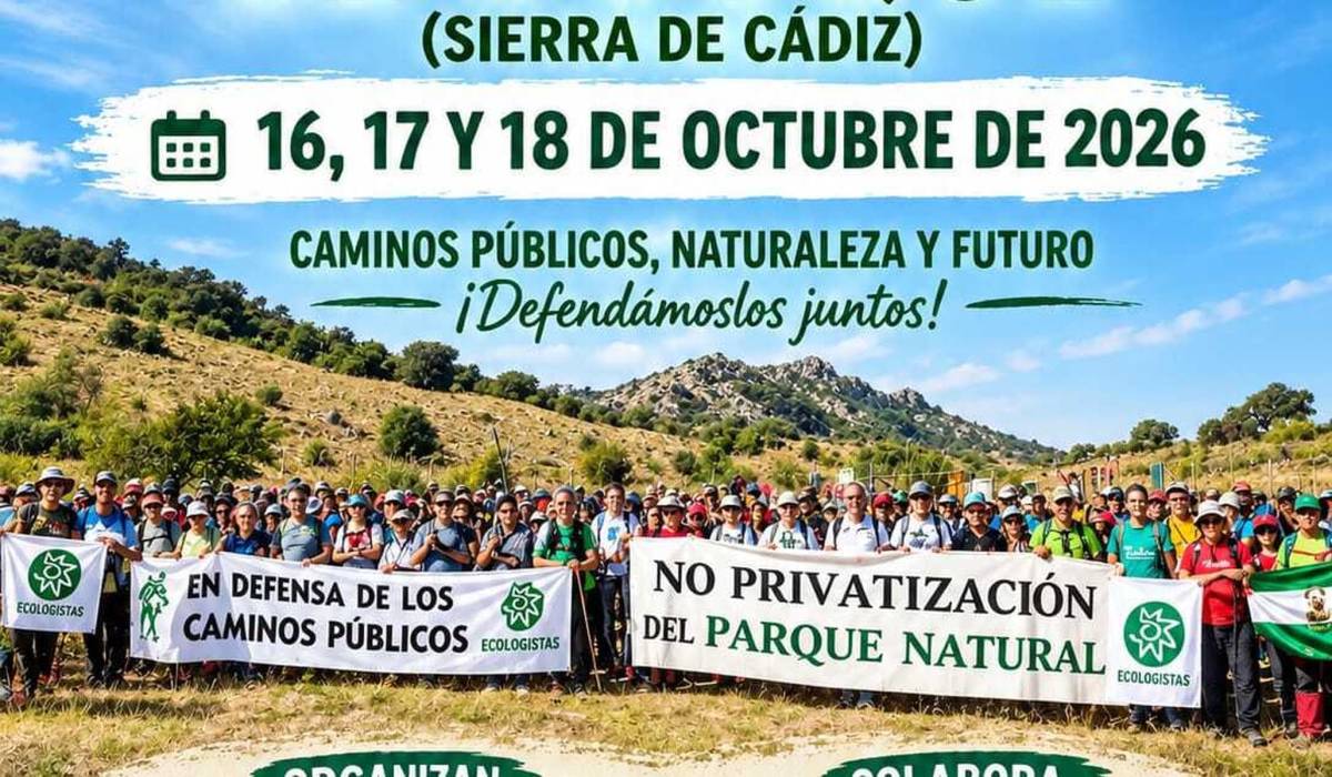 Cartel de XVIII Jornadas en Defensa de los Caminos Públicos en El Bosque. - Cartel de XVIII Jornadas en Defensa de los Caminos Públicos en El Bosque.