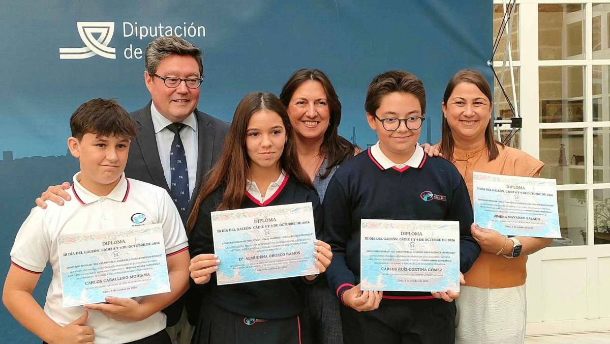 Alegría en un colegio de Jerez por los tres premios logrados por sus alumnos en un concurso andaluz de dibujo