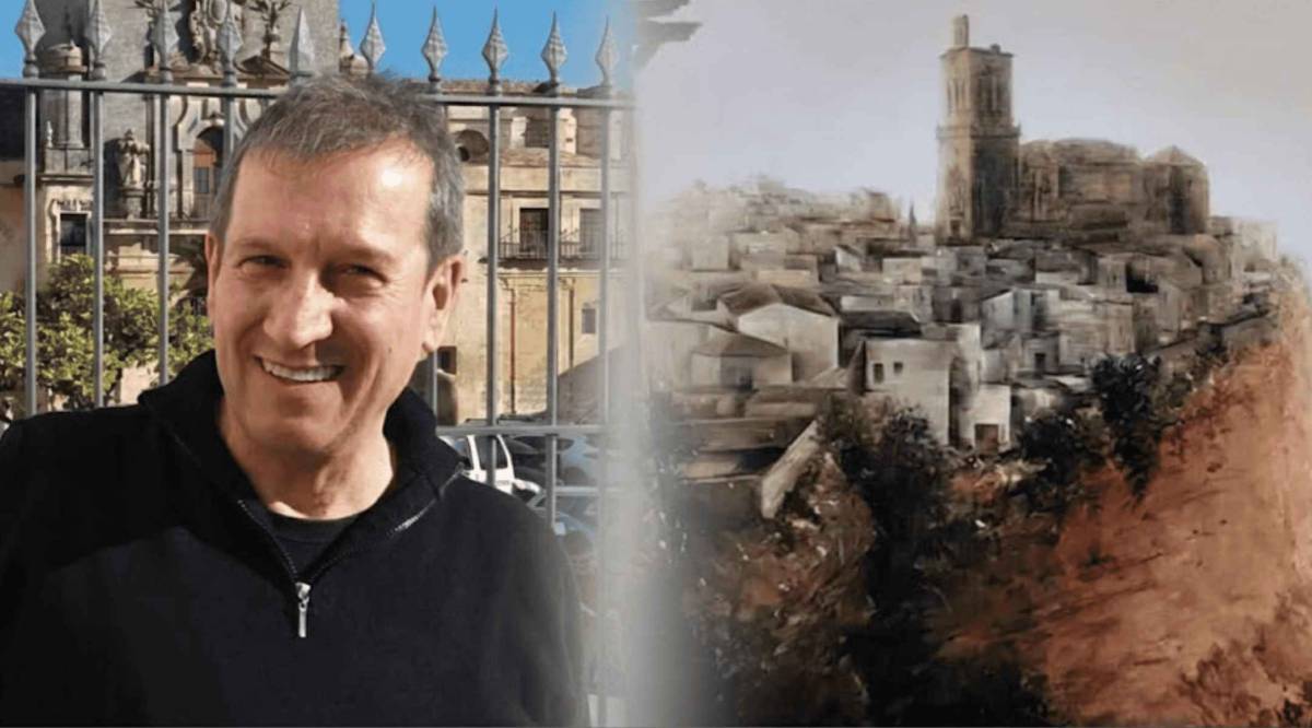 Luto en Arcos por la muerte del pintor Fructuoso Sañudo: 