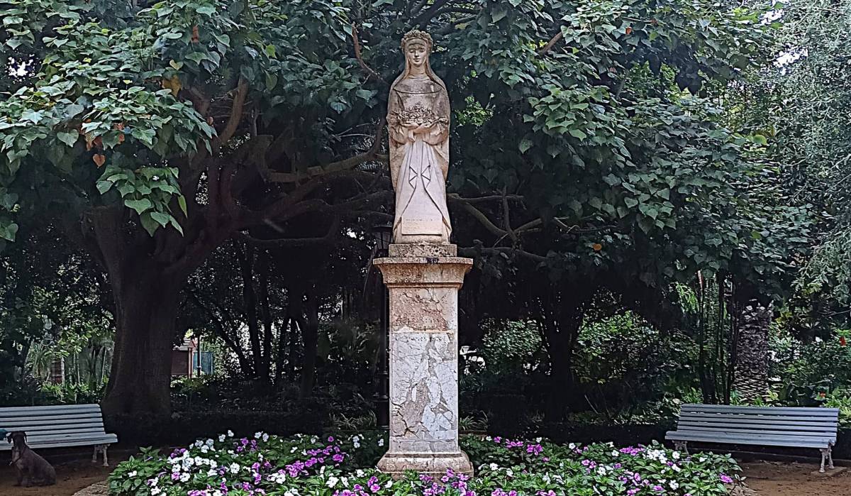 Monumento a Santa Rosa de Lima, Parque Genovés en Cádiz