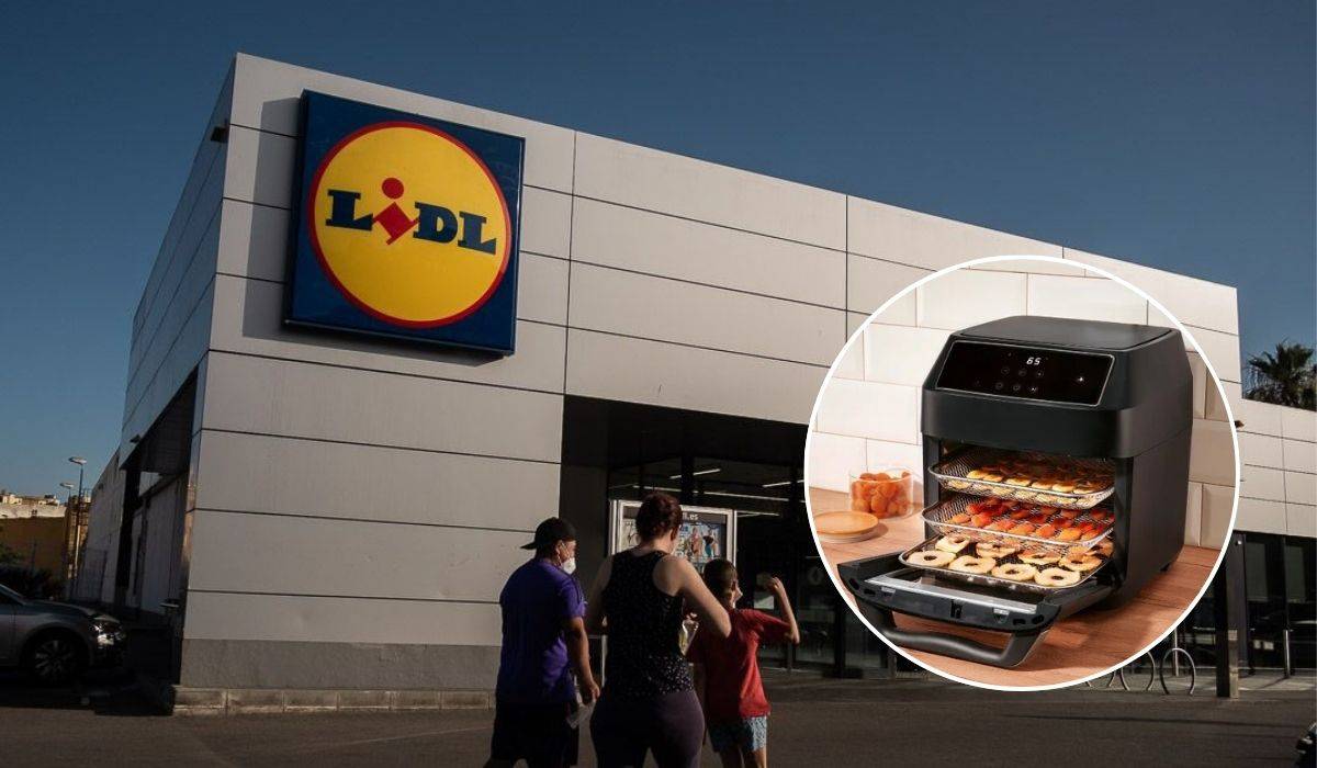 Hornea, gratina y deshidrata sin tener que abrirlo: la freidora de aire 9 en 1 de Lidl por menos de 70 euros