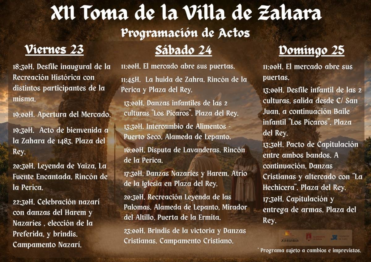 La programación en Zahara. - La programación en Zahara.