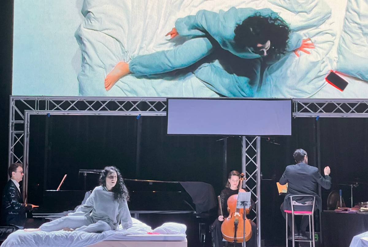 Julia Heras interpretando a Tristana en Vigo.