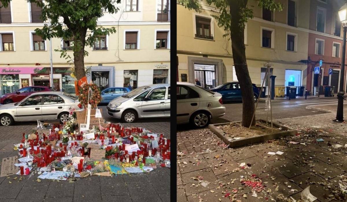 Retiran el homenaje a Maricarmen frente a su casa en Madrid: 